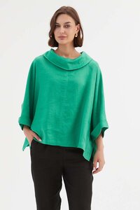 Tirelli Funnel Neck Boxy Top