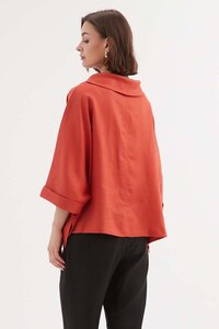 Tirelli Funnel Neck Boxy Top