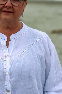 La Strada Rainbow Stitching Shirt