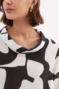 Tirelli Funnel Neck Blouse