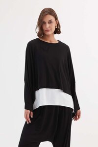 Tirelli Jeresy Oversized Layer Top