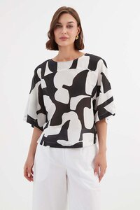 Tirelli Wide Sleeve Blouse