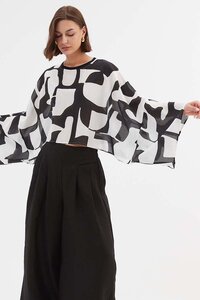 Tirelli Silky Oversized Layer Top