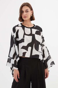 Tirelli Silky Oversized Layer Top