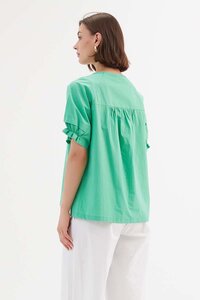 Tirelli Ruffle Sleeve Detail Top