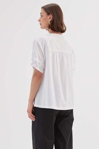 Tirelli Ruffle Sleeve Detail Top