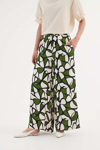 Tirelli Wide Leg Print Pant