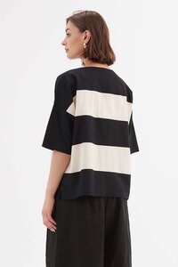 Tirelli Boxy Stripe Top