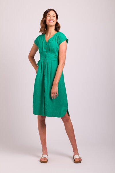 Oh Three Plain Button Front Dress-new-Preen