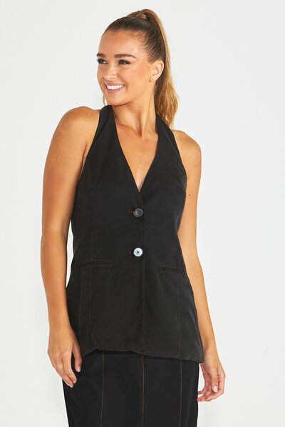 Sass Seville Halter Vest-new-Preen