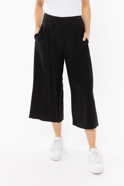 Billie The Label Essential Wide Leg Cropped Pant-new-Preen