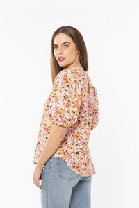 Seeking Lola Relaxed Carefree Blossom Top