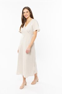 Seeking Lola Applause Linen Blend Dress