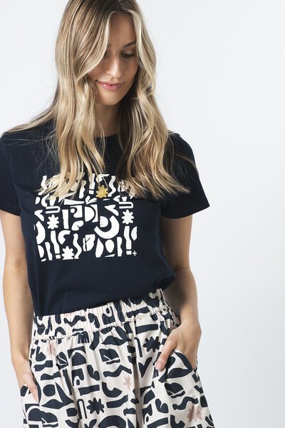 Stella + Gemma Geo T-Shirt-new-Preen