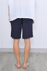 Cali & Co Fringe Hem Shorts