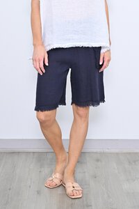 Cali & Co Fringe Hem Shorts