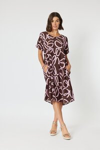 Clarity Koko Latte Dress