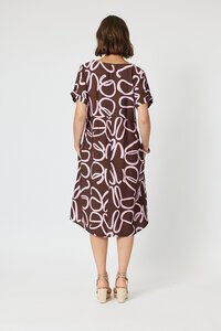 Clarity Koko Latte Dress