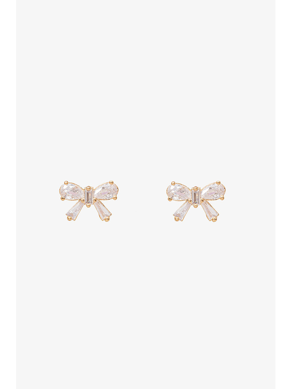 Antler Bow Sparkle Earring