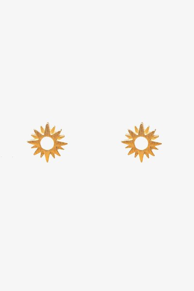 Antler Sun Dial Earring-best-sellers-Preen