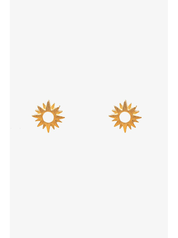 Antler Sun Dial Earring