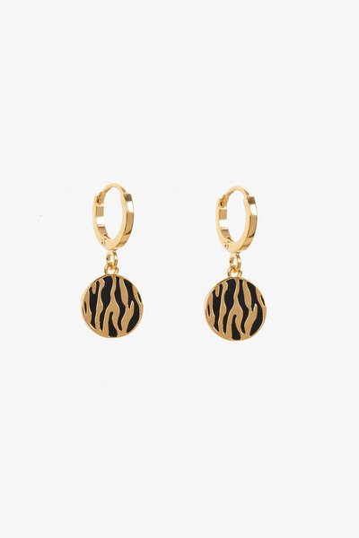 Antler Safari Huggie Earring-best-sellers-Preen