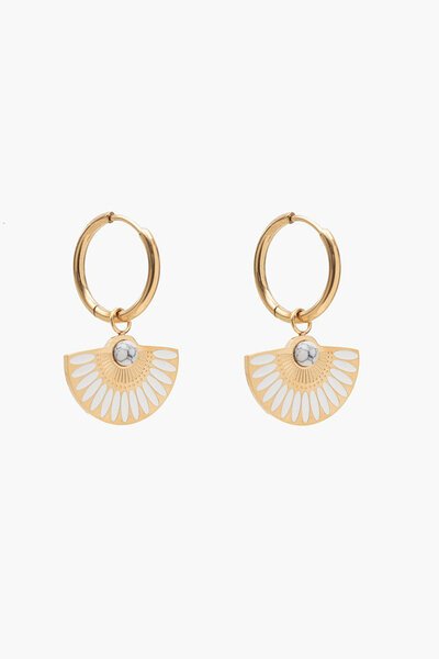 Antler Pocahontas Hoop Earring-best-sellers-Preen