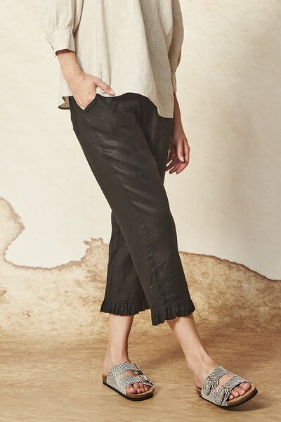 Verge Frill Capri Pant-new-Preen