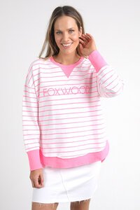 Foxwood Neon Stripe Simplified Crew