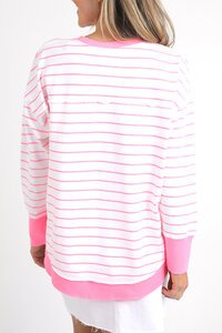 Foxwood Neon Stripe Simplified Crew