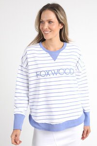 Foxwood Neon Stripe Simplified Crew