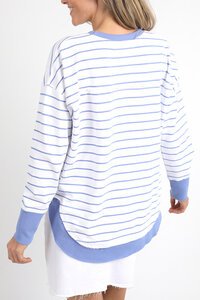 Foxwood Neon Stripe Simplified Crew