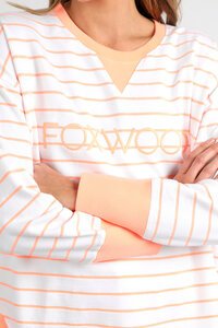 Foxwood Neon Stripe Simplified Crew