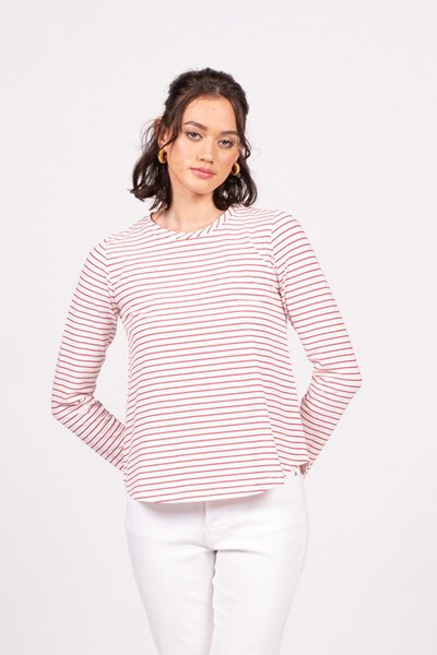 Wilson Trollope LS Emilia Stripe Top-new-Preen