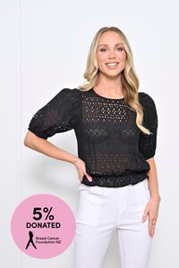 Natural Bay Kiara Lace Top