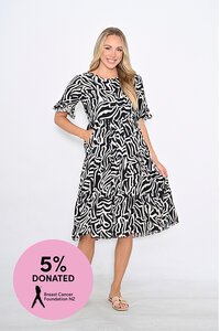 New U Shiloh Print Dress