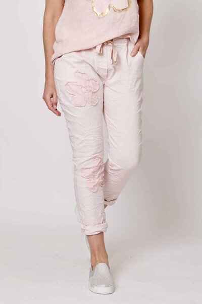 La Strada Flower Pants-new-Preen