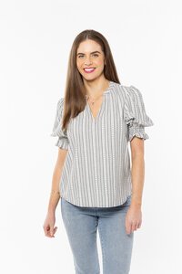 Seeking Lola Lineal Butterfly Top