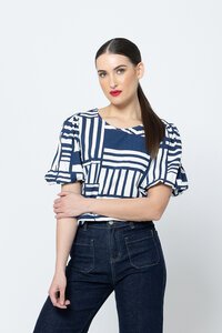 Seeking Lola Bold Relaxed Carefree Top