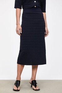 Veronika Maine Stripe Knit Skirt