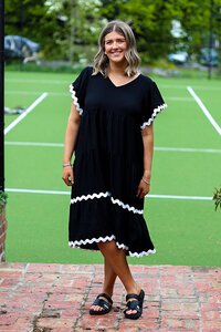 Glam Harmony Tiered Dress