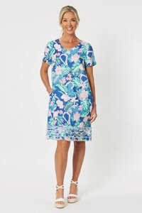 Gordon Smith Santa Monica Frill Hem Dress