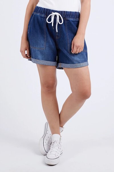 Elm Emma Relaxed Denim Short-new-Preen