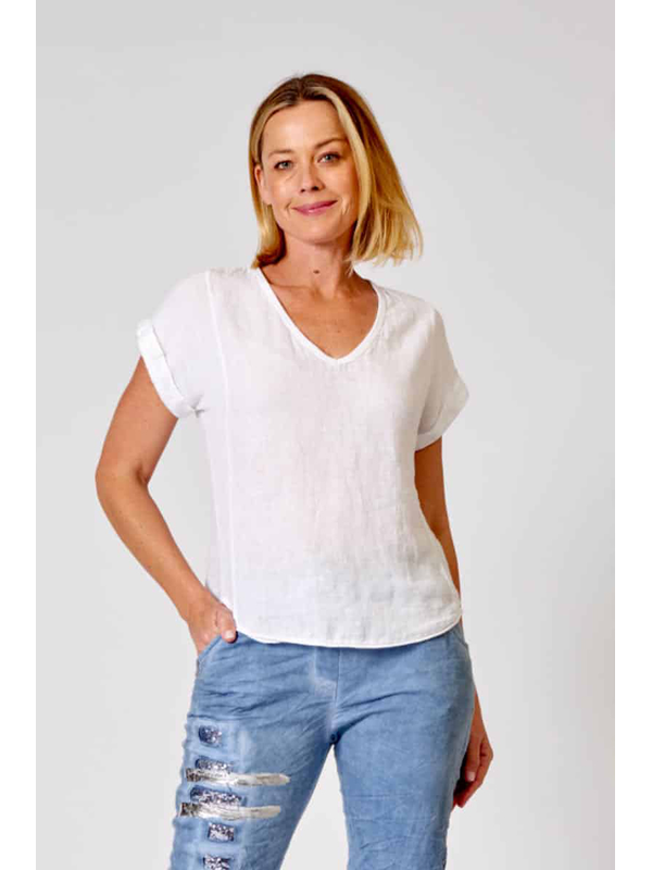 La Strada V-Neck Top