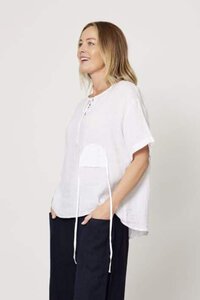 La Strada Upside Pocket Top