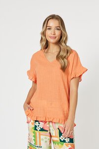 Threadz Tulum V Neck Top