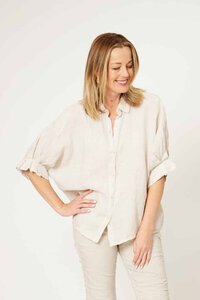 La Strada Tie Back Shirt