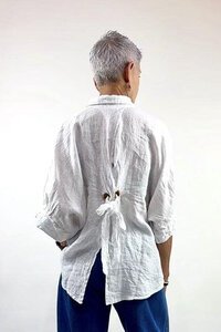 La Strada Tie Back Shirt