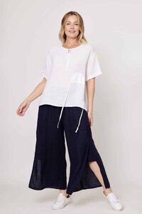 La Strada Side Split Pants