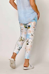 La Strada Crinkle Printed Pant